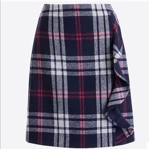 J Crew Flannel Check Mini
